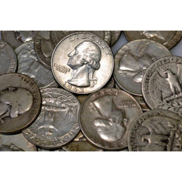 PRE 1964 WASHINGTON QUARTERS 90%  PER COINS #WASHPER10