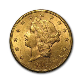 1901-S  $20 Liberty Gold Double Eagle #DEG1901