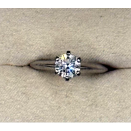 .80 Carat PLATIUM Diamond Ring round Solitaire Engagement Ring #5243344999