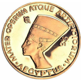 1 Ducat 1961 Aureus Magnus Queen Nefertiti Gold 1 Ducat, Germany #GD1961