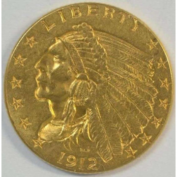 2012 INDIAN  GOLD $2.50 COIN #ING1912