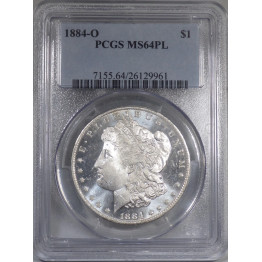 MORGAN DOLLAR 1984-0 MS64PL PCGS #9961
