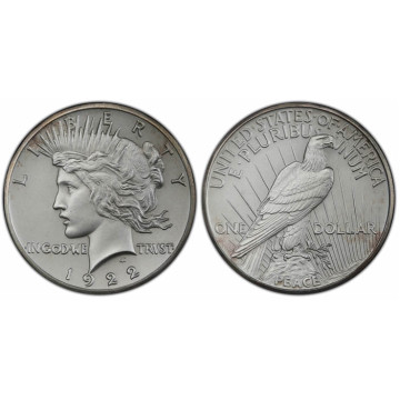 PEACE DOLLAR 1922 #P21