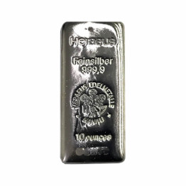 HERAEUS 10 OZ BAR #HERA10OZ