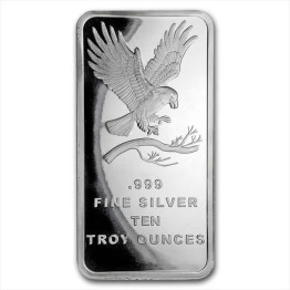 EAGLE 10 OZ BAR . 999 #EAGLE101