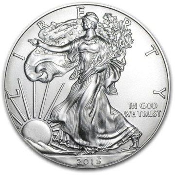 AMERICAN SILVER EAGLES 2015 SILVER .999  #SE2015