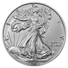 AMERICAN SILVER EAGLES RANDOM YEAR .999  SILVER #MSD2023