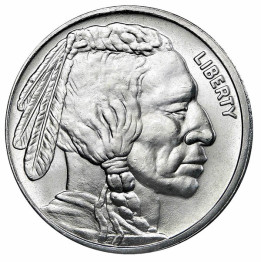 1OZ SILVER BUFALLO ROUND . 9999 Fine #BSR1